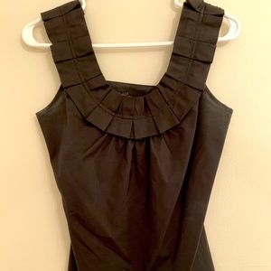 Black Ruffle Sleeve Etcetera Top